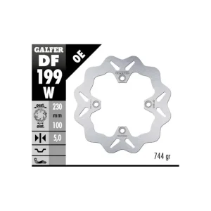 Precio De Fábrica DISCO FRENO DF199W GALFER