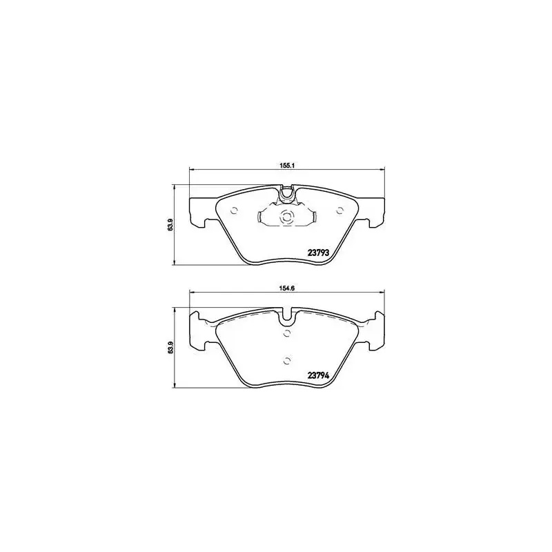 Promoción BREMBO P06057 Juego de pastillas de freno