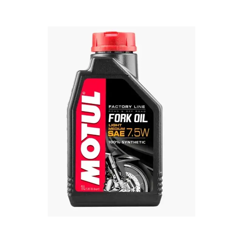 Últimas Unidades Aceite de horquilla MOTUL FORK OIL FACTORY LINE LIGHT MED 7,5W 1L