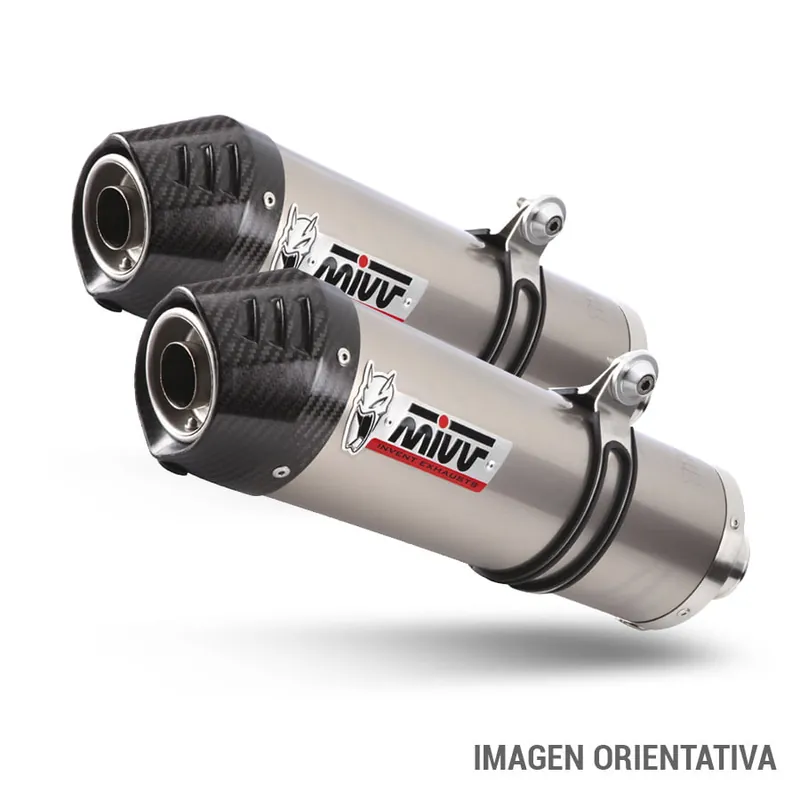 Precio Bajo Escapes Mivv Oval Titanio-Carbon Cap Ducati Monster S4 01-03