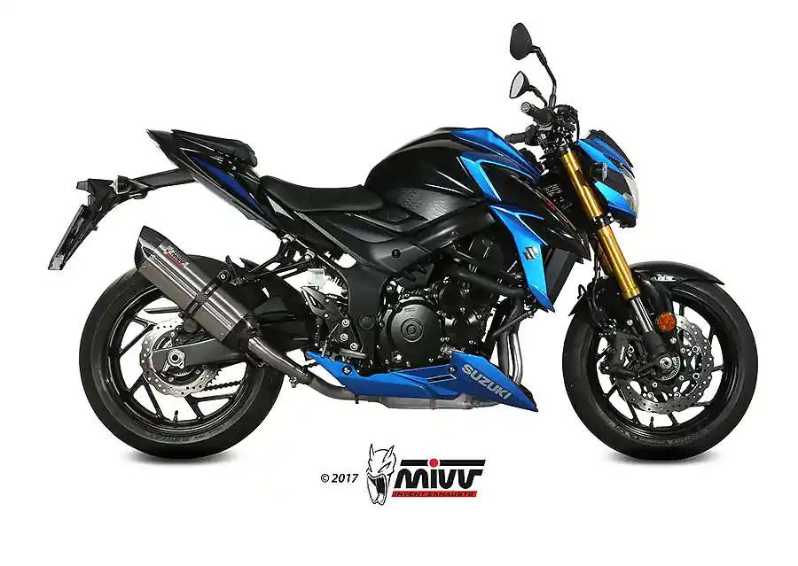 Escape Mivv Slip-On Suono St. Steel con tapa carbono Suzuki GSX-S 750 2017-20 Liquidación