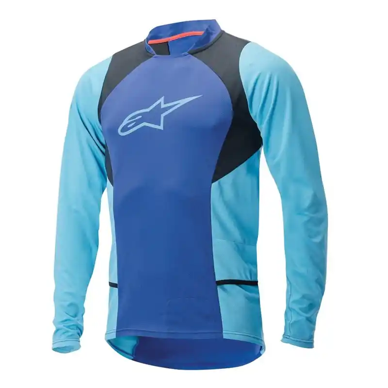 Comprar En Línea MAILLOT MANGA LARGA ALPINESTARS DROP 2 (BLUE STRATOS/AQUA)